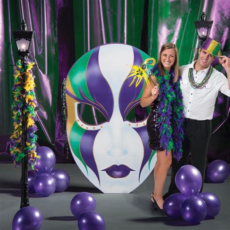 5 Ft Mardi Gras Giant Cutout Standee In 2021 Mardi Gras Decorations