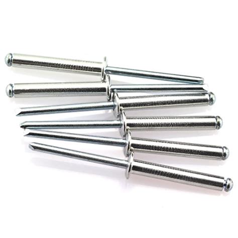 Pack Of 100 Pieces Dome Head Monel Blind Rivet With Steel Mandrel 316