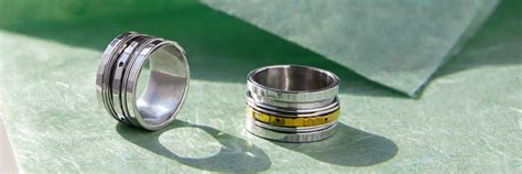 Silver Spinning Rings Otis Jaxon Jewellery