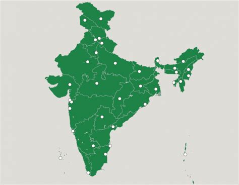 Map Of India States Union Territories And Capitals Worksheets