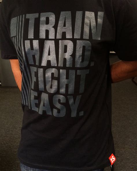 Train Hard Fight Easy Red Label Edition Standard Shirt Osi