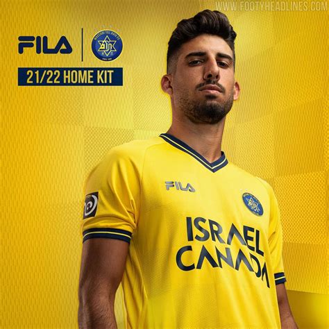 Maccabi Tel Aviv 21 22 Home Kit Released Footy Headlines