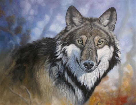 Artist Roberto Bianchi Wolf Art Animal Art Wildlife Art