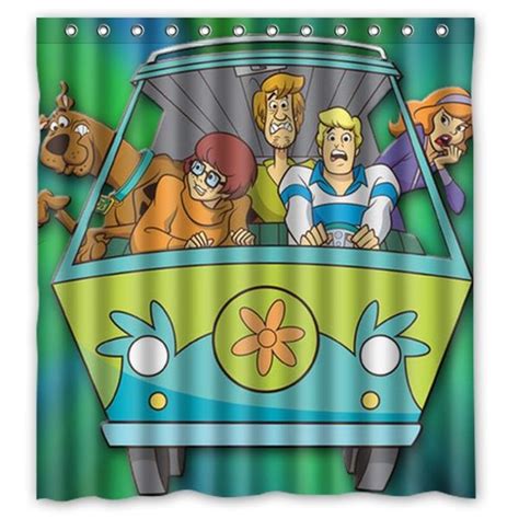 To celebrate scoobtober we have gathered some of the spookiest moments from mystery incorporated for you, happy halloween!wb. Custom New Cartoon Scooby Doo Shower Curtain Bath Curtain ...