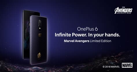 Oneplus 6 Marvel Avengers Limited Edition Oneplus India