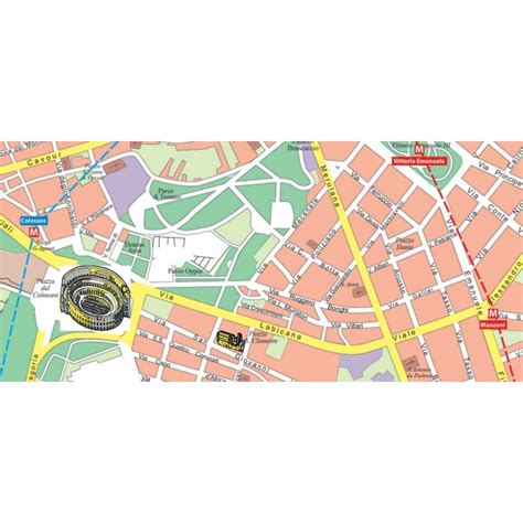 Carta Stradale Della Città Di Roma Visceglia Carte E Mappe Geografiche