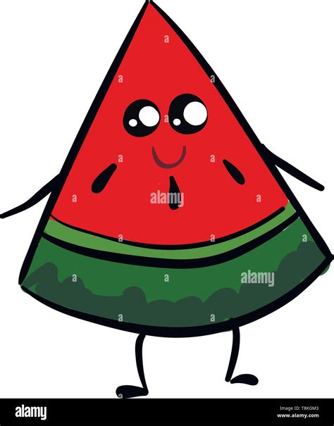 Watermelon Is A Large Oval Shaped Juicy Fruit With Dark Green Skin And
