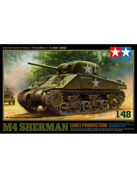 1 48 Tamiya U S Medium Tank M4 Sherman Early Production