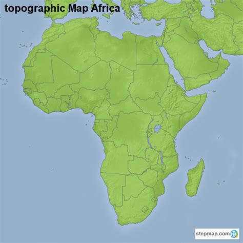 29 Topographic Map Of Africa Maps Database Source