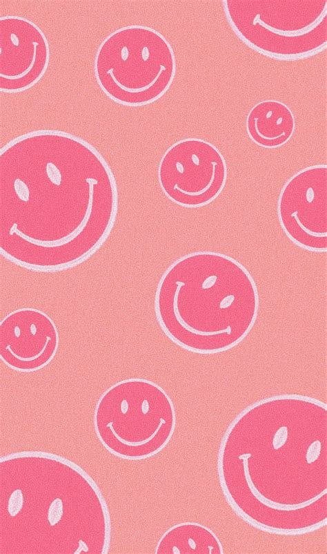 Preppy Smiley Face Wallpaper En