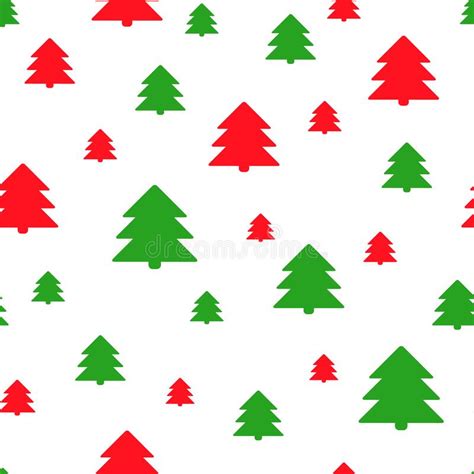 Simple Retro Christmas Seamless Pattern With Stars Traditional Red And