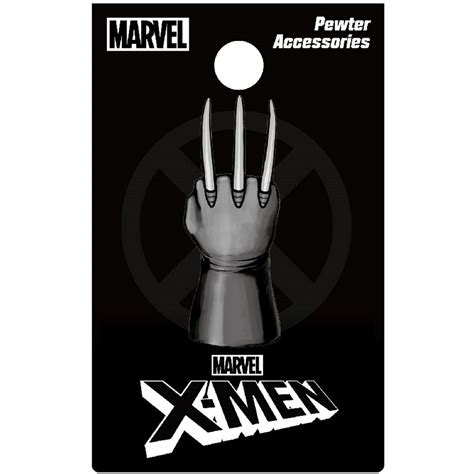 Wolverine Hand Pewter Lapel Pin Entertainment Earth