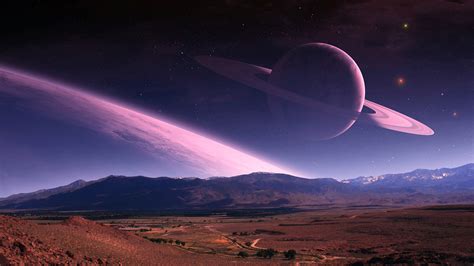 Planets In Sky Wallpaper For 1920x1080