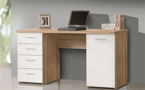 Der praktische schreibtisch überzeugt durch schlichtes design und nützlichen ablageflächen. Schreibtisch in Sonoma-Eiche-Optik online bei Hardeck kaufen