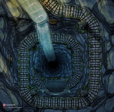 Steps Out Of The Underdark Battlemaps Dungeon Maps Tabletop Rpg