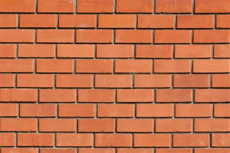 Red Brick Texture Construction Wall Made Of Ceramic Brick Stock Photo