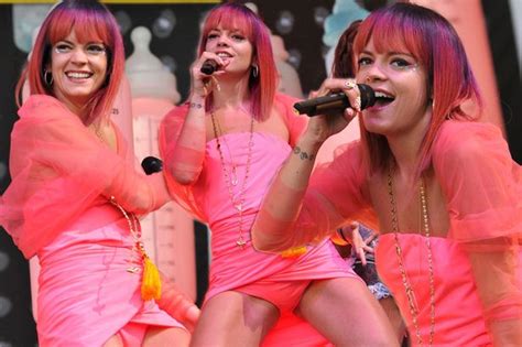 Lily Allen Proudly Shows Off Nipple And Hairy Armpit After Performing