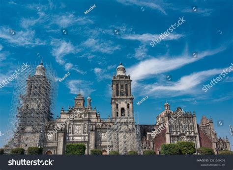 Restoration Metropolitan Cathedral Assumption Most Blessed Stock Photo