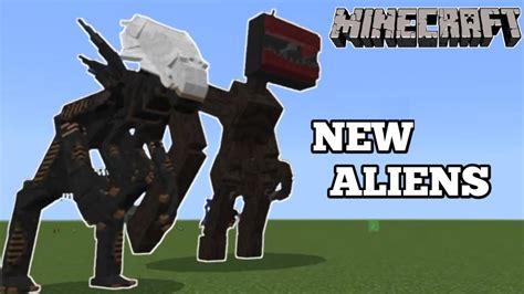 New Aliens Addon For Mcpe 119 Youtube