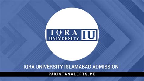 Iqra University Islamabad Admission 2024