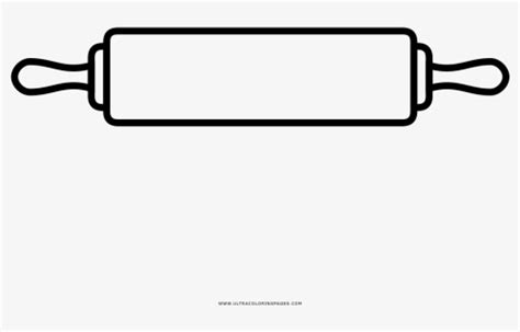Transparent Rolling Pin Png Rolling Pin Coloring Page Png Download
