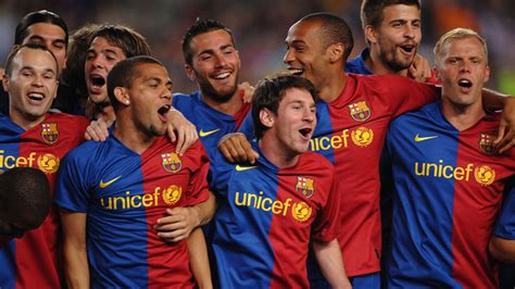 Treble Winners Barcelonas 2015 Team Emulate The Super Seven