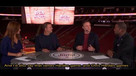 Rockets Gm Daryl Morey Calls Chris Paul Chris Harden On Live Tv
