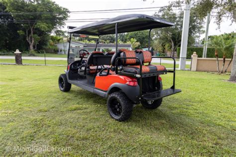 Club Car Precedent 6 Passenger Red Sku 672 Miami Golf Carts New