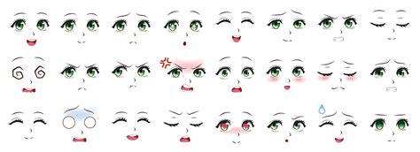 Anime Girl Mouth Nose And Face Expression Images Thehungryjpeg