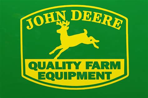 John Deere Farm Equipment Sign By Randy Steele