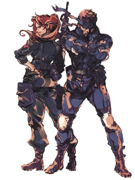 Meryl And Snake Art Metal Gear Solid 2 Sons Of Liberty Art Gallery