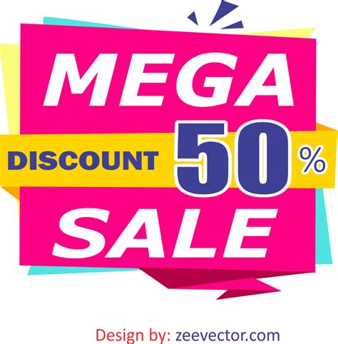 Mega Sale Discount Vector Free Vector Design Cdr Ai Eps Png Svg