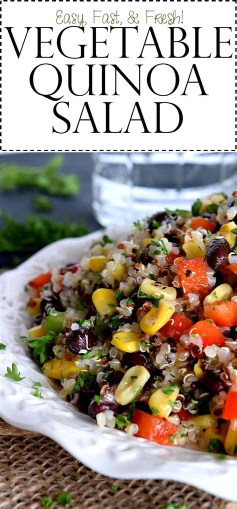 Vegetable Quinoa Salad Lord Byron S Kitchen