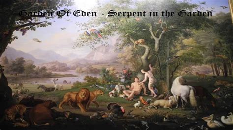 The Serpent And Eve In The Garden Of Eden Painting