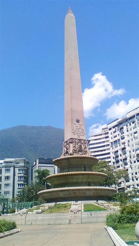 Plaza Francia Altamira Caracas Venezuela Febrero 2017 Fotografia