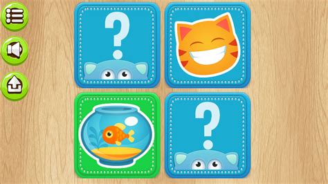 Find A Pair Animals Card Game Memory Card Matching Game With Animal