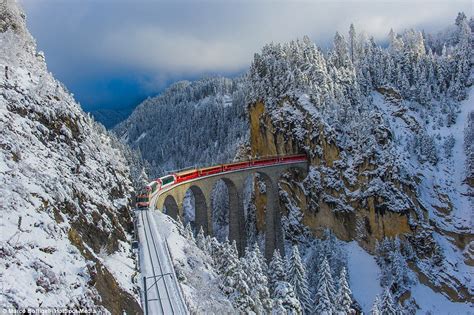 Stunning Images Show The Highest Railway Service In Europe Snaking
