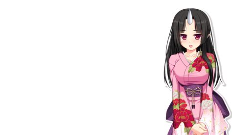 Mero Ayame Akuyome Akuyome Akuma Na Yome Ni Shiborareru Game Cg Girl Black Hair Blush