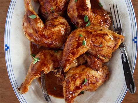 Wine-Baked Chicken Legs with Marjoram Recipe - Marcia ...