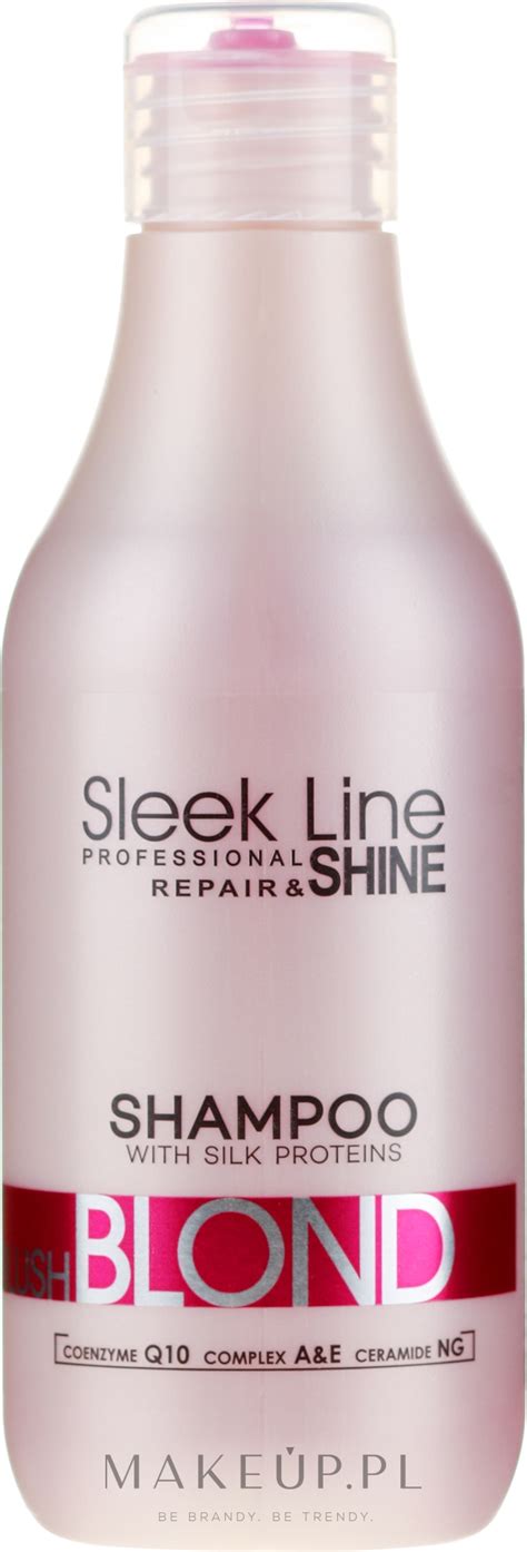 Stapiz Sleek Line Blush Blond Shampoo Szampon Do Włosów Blond Nadający Różowy Odcień Makeuppl