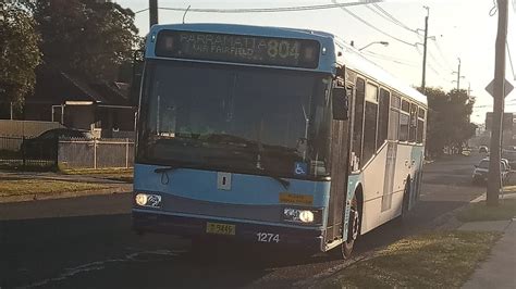 Transit Systems 1274 Volvo B7rle Bustech Vst 804 To Parramatta Youtube