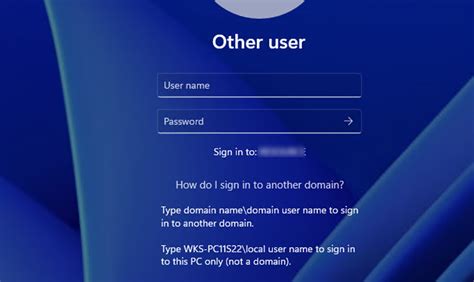 How To Login With A Local Account Instead Of Domain Account