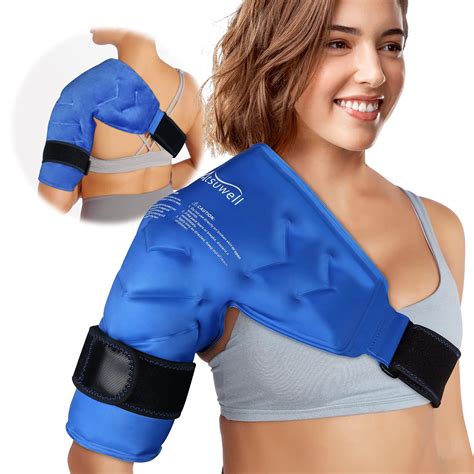 Atsuwell Shoulder Ice Pack Rotator Cuff Cold Therapy Reusable Gel Ice Wrap For Shoulder