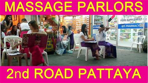 Massage Parlors On Second Rd Sunday 3rd June 2018 Pattaya Thailand Youtube
