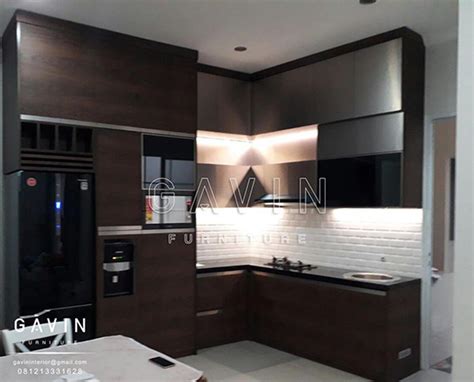 desain lemari dapur gantung minimalis terbaru gavin interior