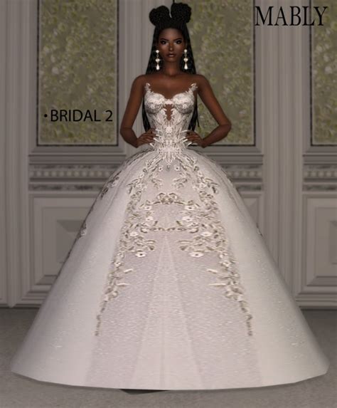 Mably Store Bridal Dress 2 • Sims 4 Downloads