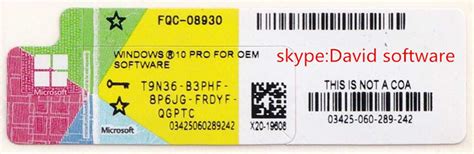 Windows 10 Profession Oem Key And Coa Label Sticker Win 10 Pro Oem Key