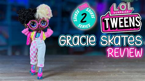 Lol Surprise Tweens Series 2 Gracie Skates Doll Review 🛼 Youtube