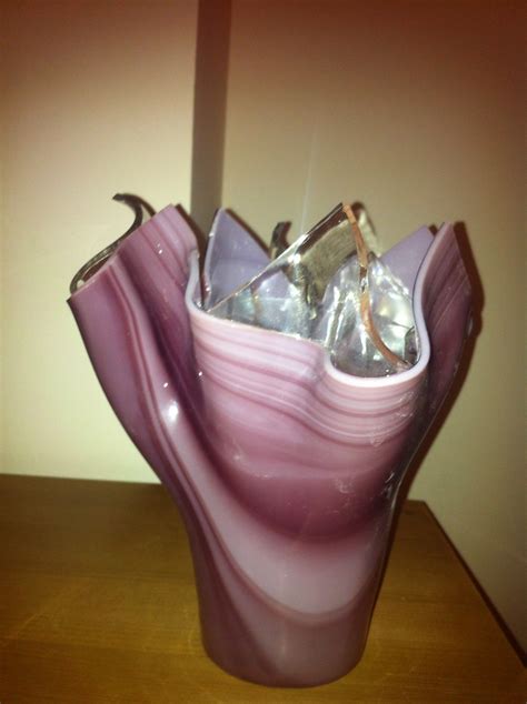 Swirly Slumped Glass Vase On Behance