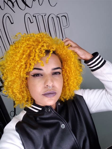 Black And Yellow Hair